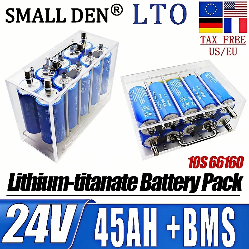 

24 В 35 Ач 40 Ач 45 Ач Yinlong литий-титанатный аккумулятор LTO 66160 10C Высокая мощность разряда аудио перезаряжаемая батарея Duty Free