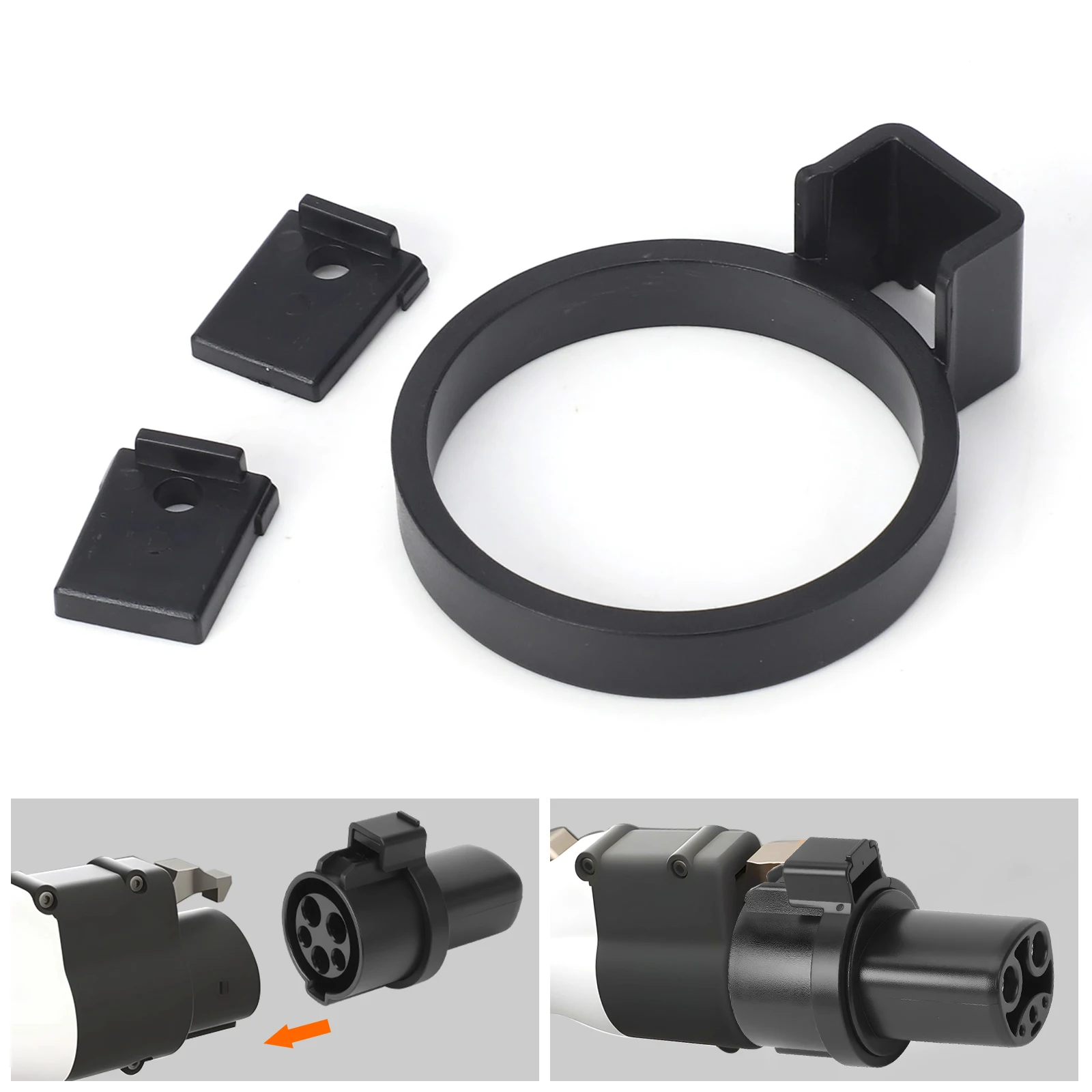 

J1772 Lock For Tesla Model 3 2022 Model Y Charge Adapter Charging Safety Protection Car Accessories Model3 ModelY 2021 2022 2019