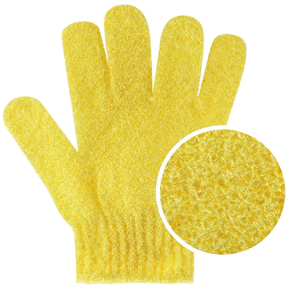 10PCS Body Wash Gloves Peeling Exfoliating Mitt Glove For Shower Scrub Gloves Resistance Body Massage SPA Sponge