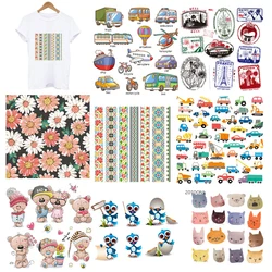 Cartoon Patches for Clothing Small Thermo-stickers for Clothes Clothing Thermoadhesive Patches Iron on Transfers for Clothing