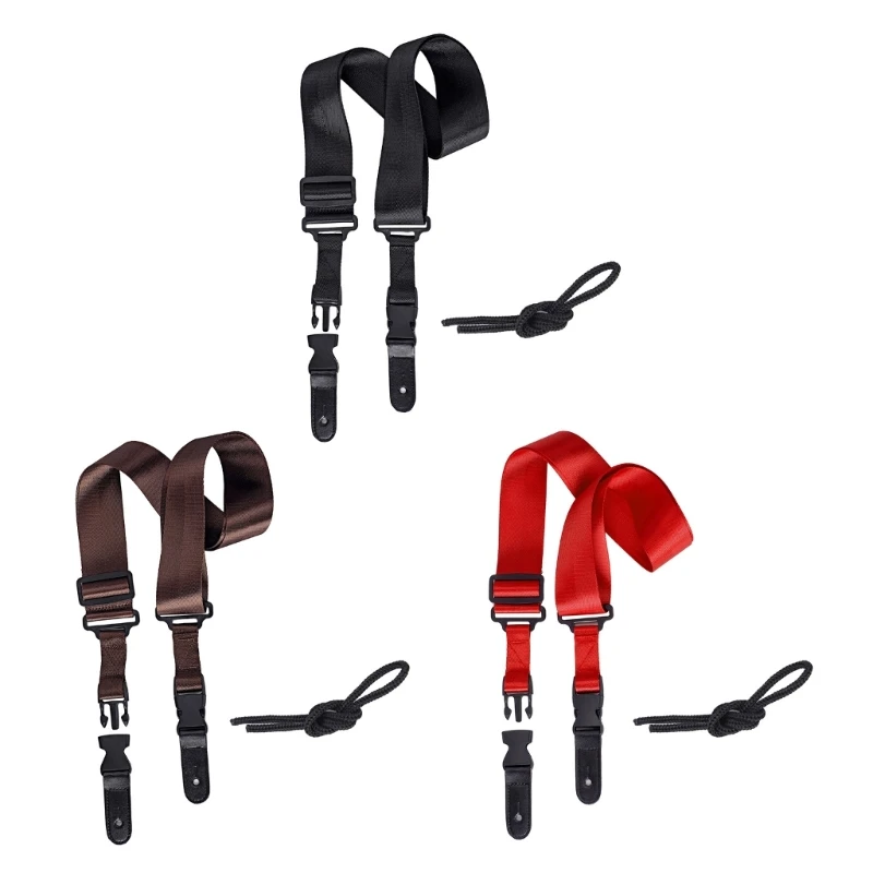

Nylon Guitar Shoulder Strap Belt Relacement Adjustable Guitar Strap with Quick Release Clips Guitar Accessories