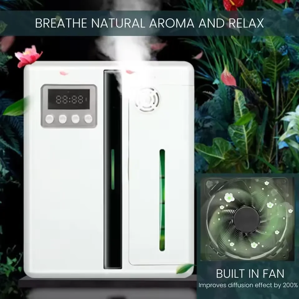 Wall Mounted Scent Air Machine For Home Waterless Essential Oil Diffuser Bluetooth Hotel Collection Diffuser For Room Spa Office