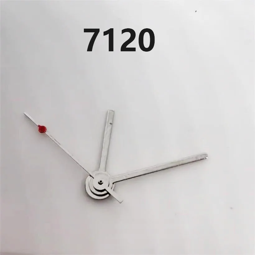 Watch Accessories Are Suitable For Domestic 7120 Movement With Red Dot Hands Hour Minute Second Three Needle Pointer