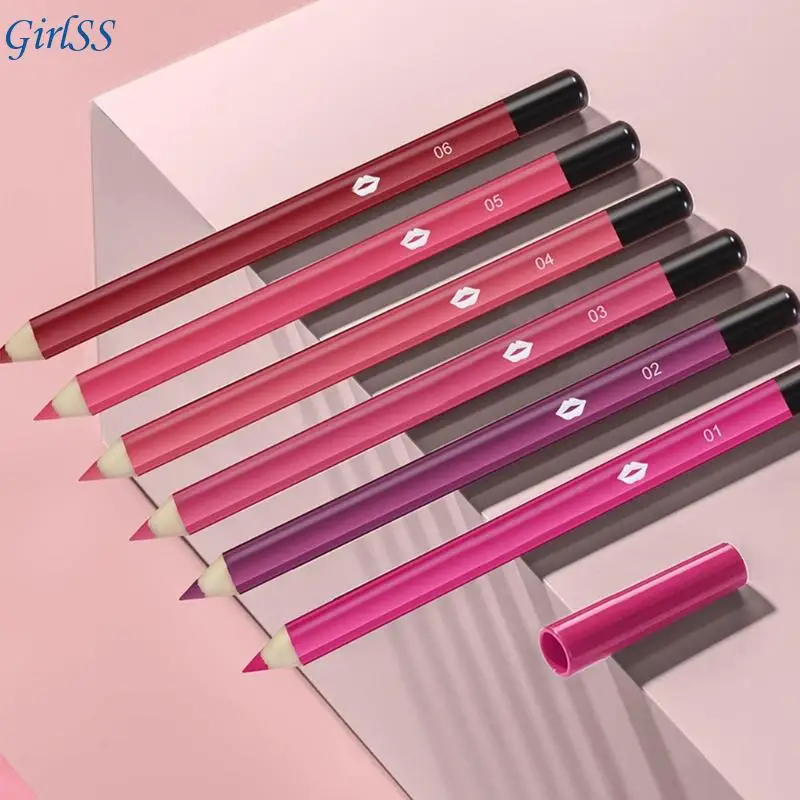 Conjunto lápiz labial 12 piezas con lápiz labial largo duradero.