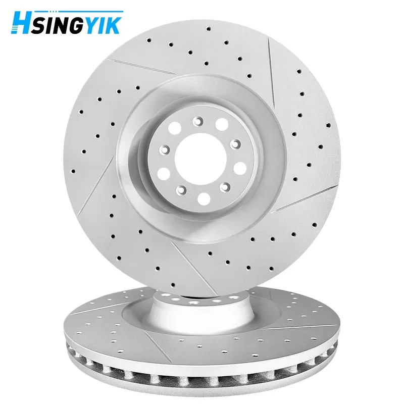 Hsingyik Front Brake Disc Rotor for Bentley CONTINENTAL Convertible FLYING SPUR A8 D3 OE 3W0615301K 405x36MM