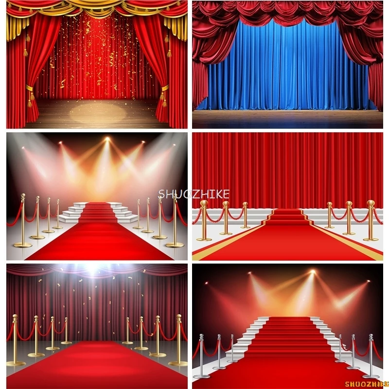 

SHUOZHIKE Stage Lighting Carpet Curtain Confession Scene Background Valentine's Day Love Studio Photography Backdrops RQ-30