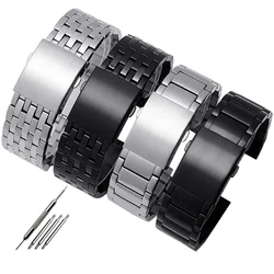 24mm 26mm 28mm 30mm Large Size Stainless Steel Watchband for Die-sel DZ4323 DZ4316 DZ7395 DZ4283 DZ7305 Men Watch Chain Strap