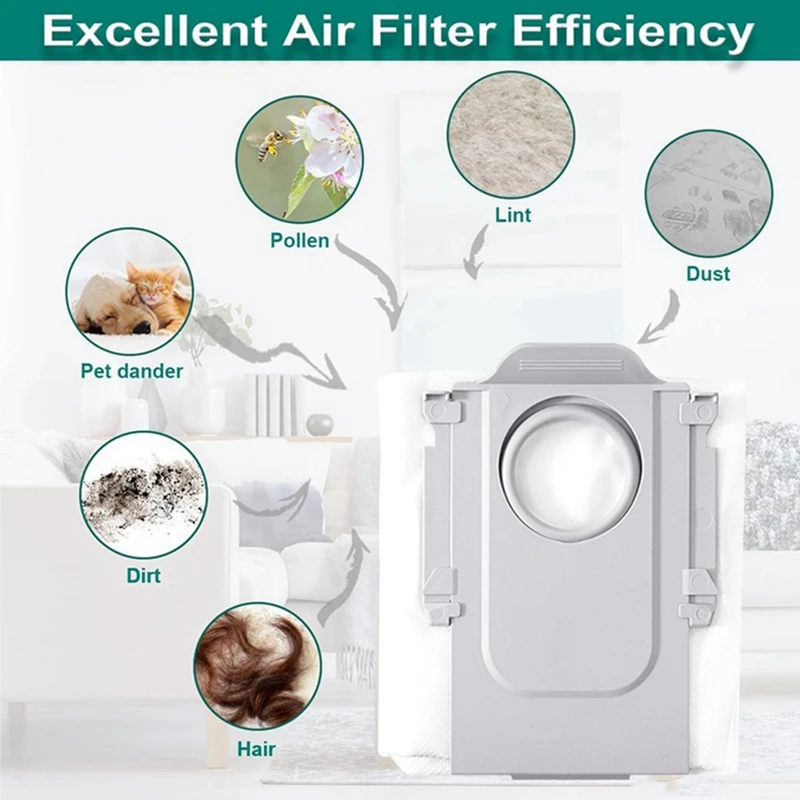 Bolsa de polvo para Robot aspirador Roborock S8 MaxV Ultra G20s, piezas de repuesto, bolsa de basura para limpieza del hogar, 12 Uds.