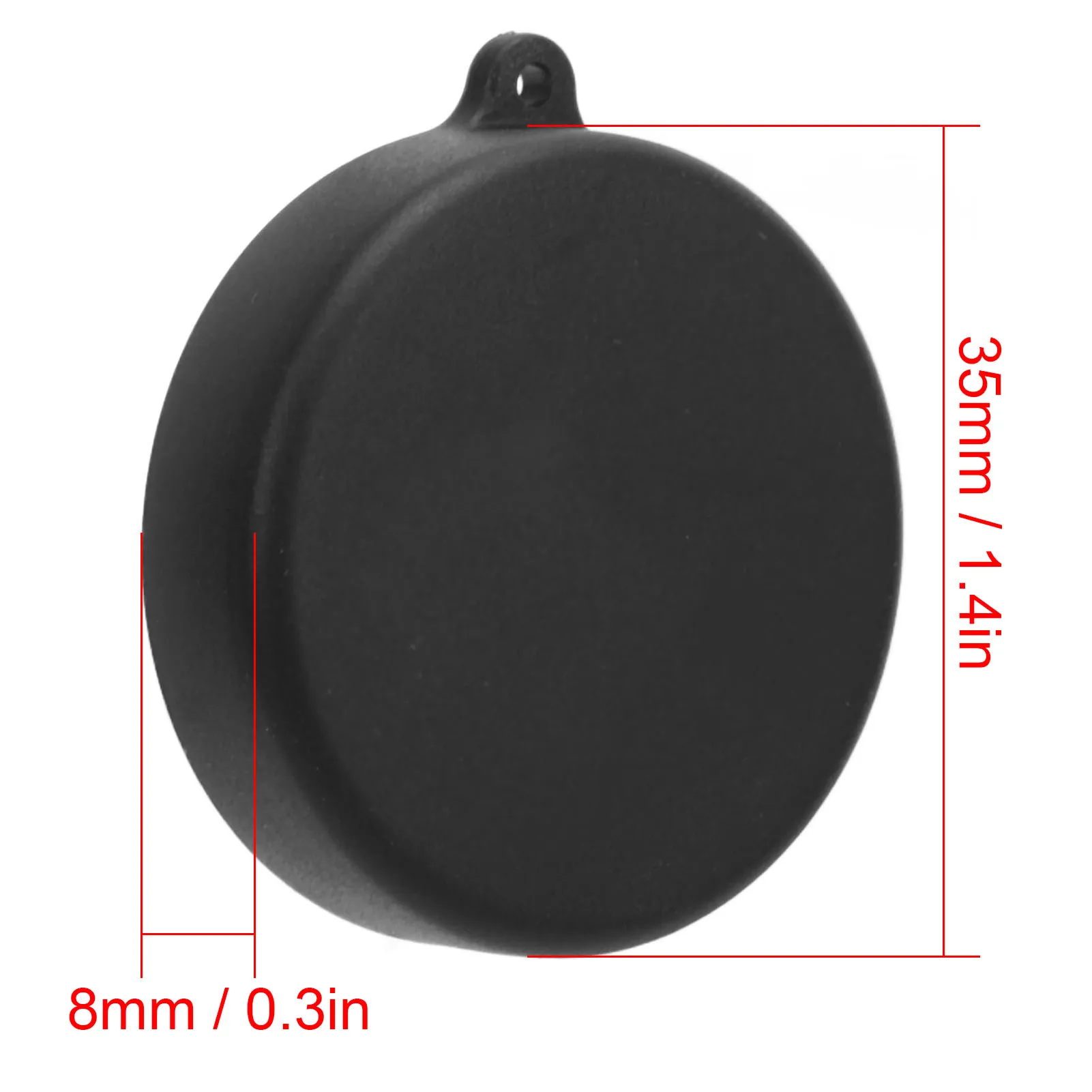Plastic Camera Lens Cover Camera Lens Dust Cover Non Slip Plastic Lens Protection Cap for DJI Osmo Action 3 Sports Camera