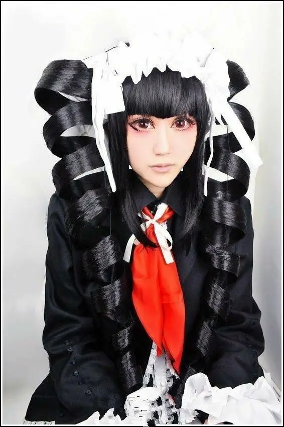 Para cosplay danganronpa dangan-ronpa celestia ludenberg peruca frete grátis + boné