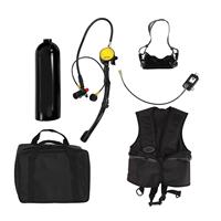 DCCMS DS‑2000 2L Oxygen Tank Diving Kit with Mini Scuba Cylinder & Goggles