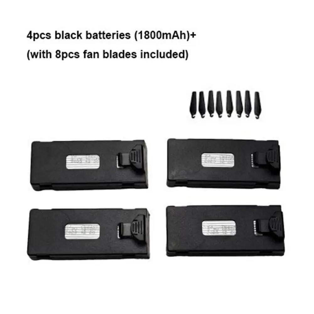 블랙 리튬 배터리 3.7V1800mAh 대용량 범용 USB 충전 케이블 E88 e88PRO E99 E525 S89용