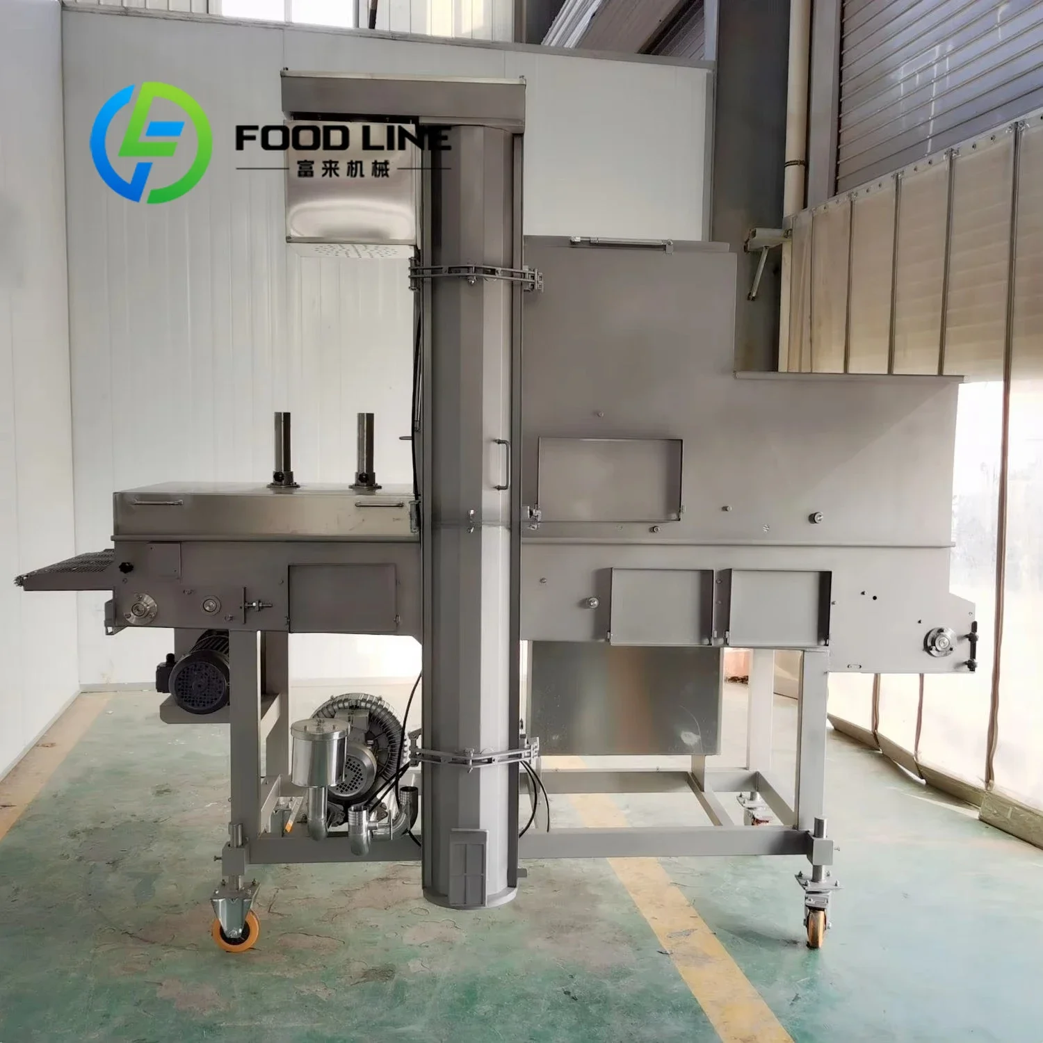 Automatic Fish Fillet Breading Machine for Croquettes and Burger Patty Bread Crumb Coating Equipment Customize