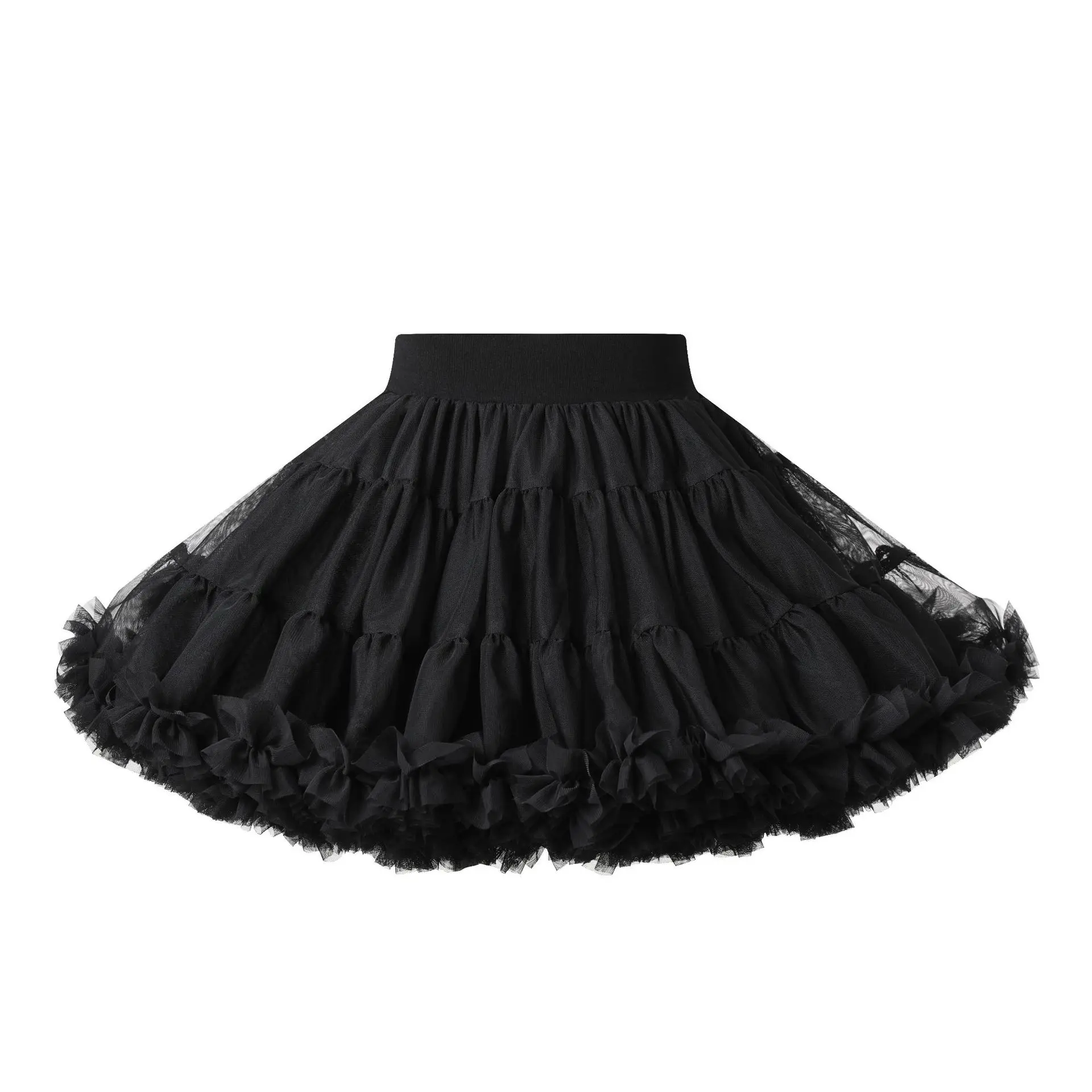 Fluffy Lace Baby Girls Tutu Skirt for Child Tulle Kids Pettiskirt Ballet Skirt for Girl Clothes Princess Party Dance Pop Skirts