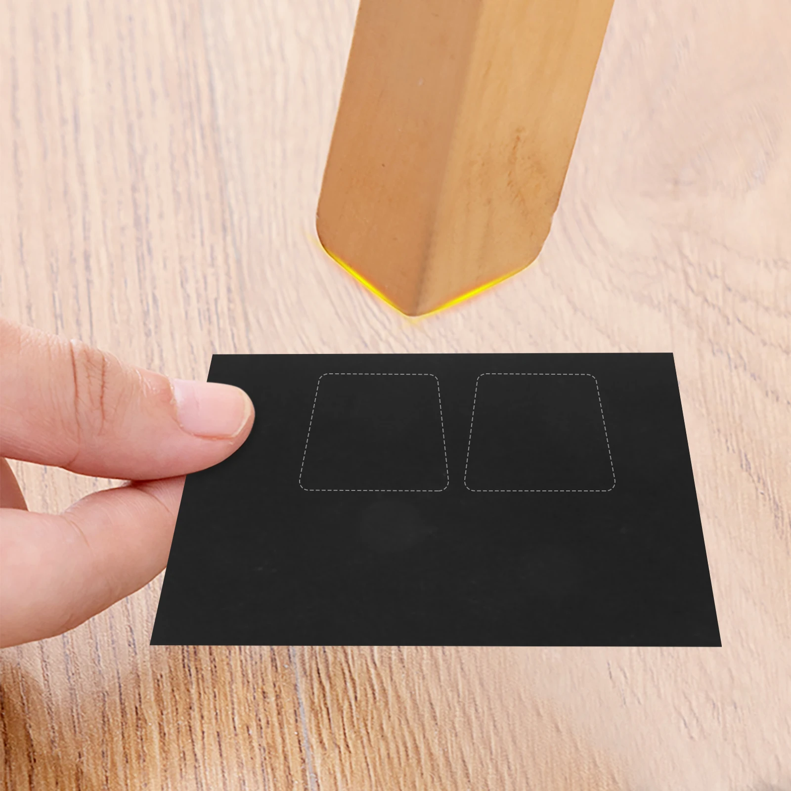 

10pcs White Adhesive Felt Sheets DIY Furniture Pads Chair Leg Floor Protectors Hardwood Floors Anti Skid Stickers