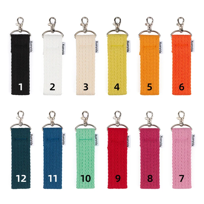 Keychain Launch Solid Color Key Chain Motorcycles Cars Key Tag Strap Keyring For Women Men DIY Key Chain Backpack Pendant Gift