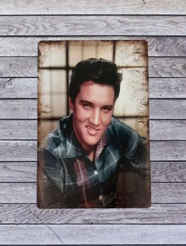 K1,Elvis Presley Vintage Style Tin Metal Bar Sign Poster Man Cave Collectible New-Aluminum