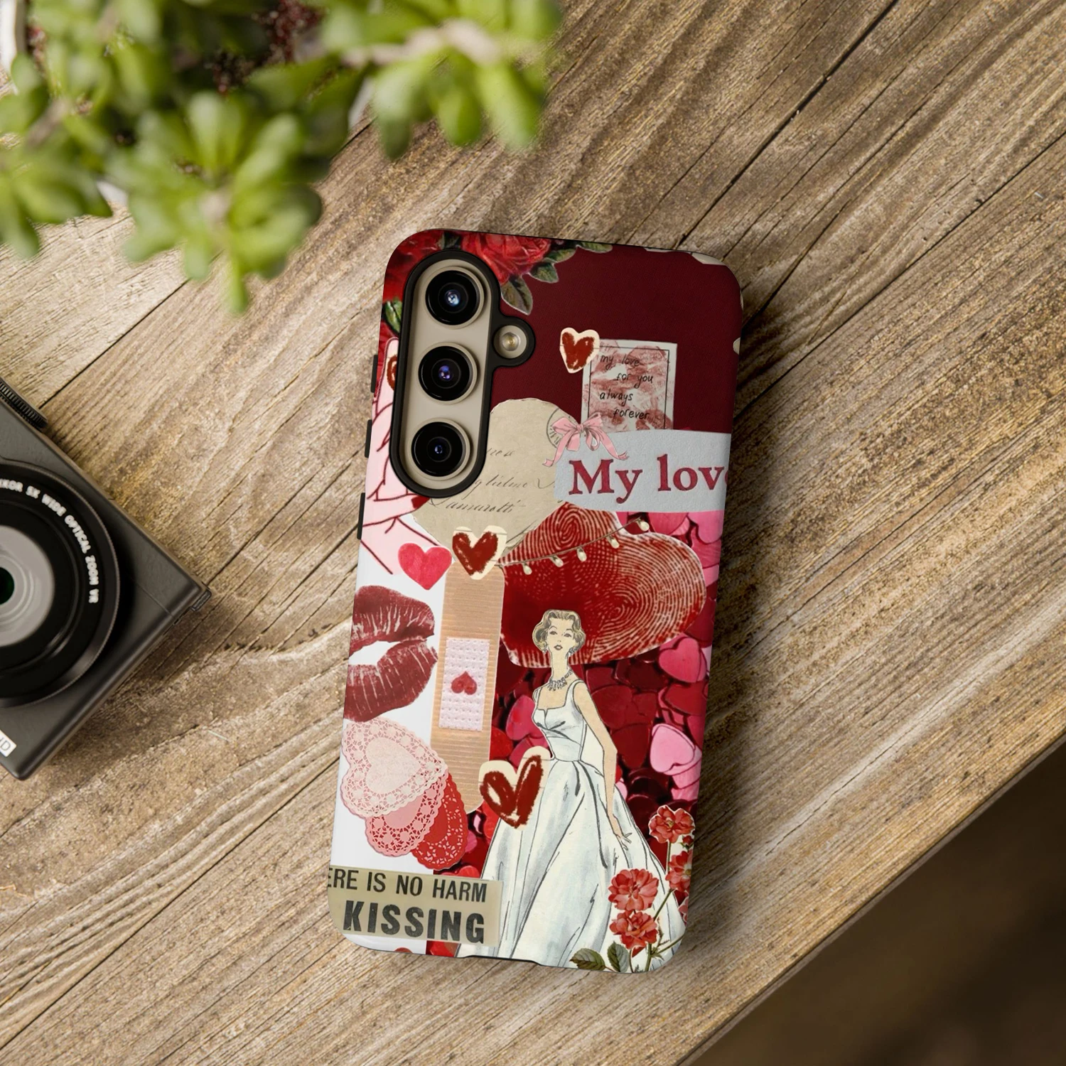 Чехол для телефона Valentines Red Lips для Samsung Galaxy S5 S4 S23 S22 S21 S20 A13 A14 A15 A16 A23 A25 A32 A35 A52 A53 A54 A55 A71 5G