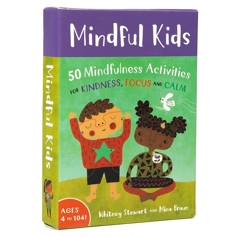 Mindful Kids: 50 Mindfulness Activities for Kindness English Version of Talk Children Card Game Family Party Leisure Cards Gifts