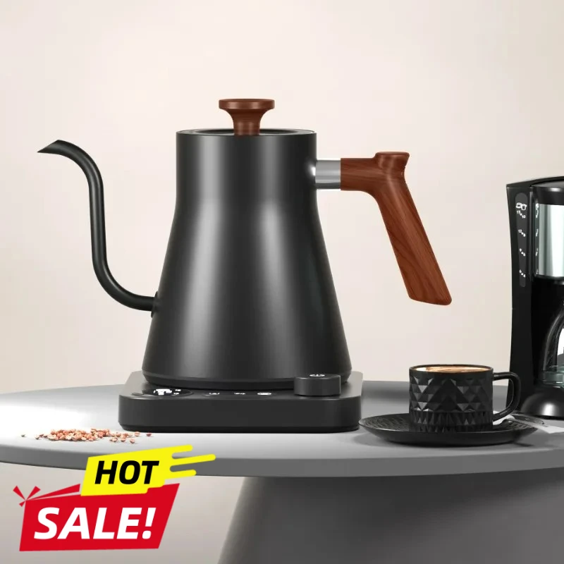 

Электрический чайник на гибкой шее, 1200 Вт, чайник для ручного приготовления, кофейник, интеллектуальный чайник с постоянной температурой, чайник, электрический чайник