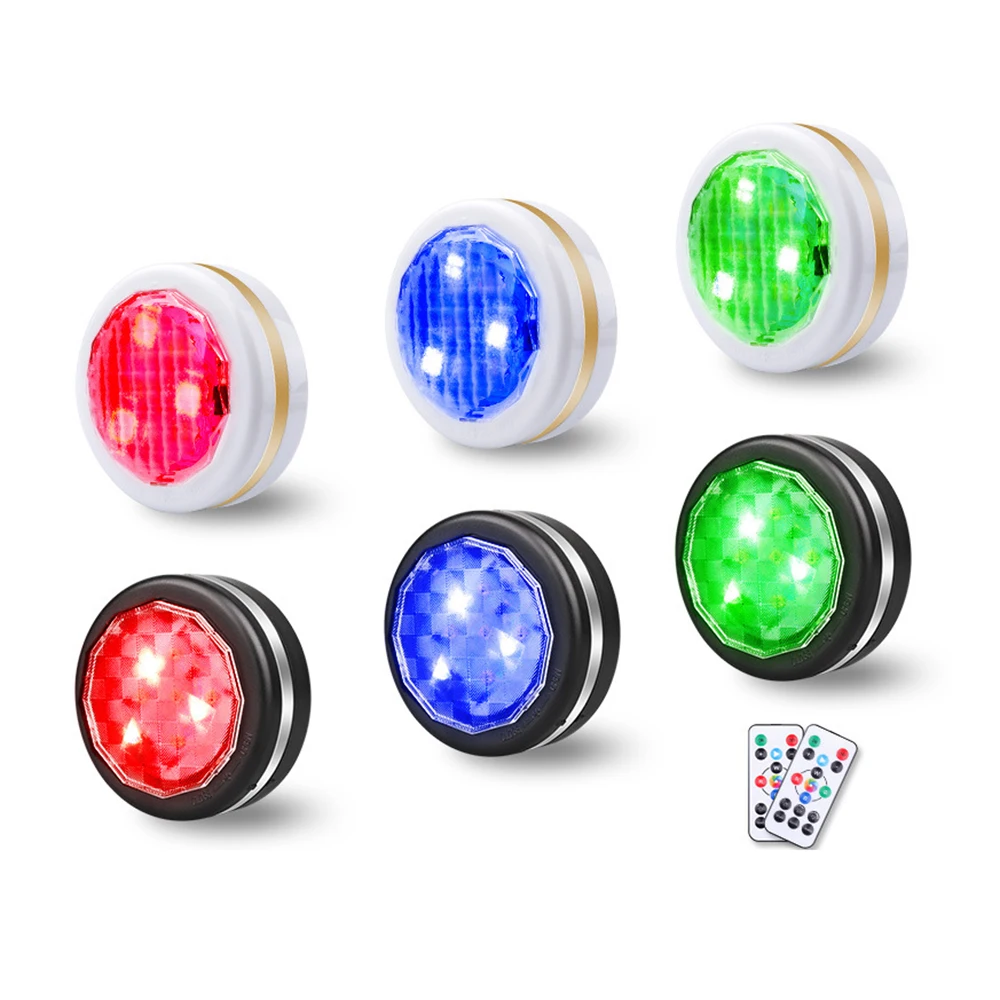 rgb-カラー-led-アンダーキャビネットライト-バッテリー駆動の雰囲気ランプ-屋内妖精の装飾-クリスマス、誕生日、パーティー用