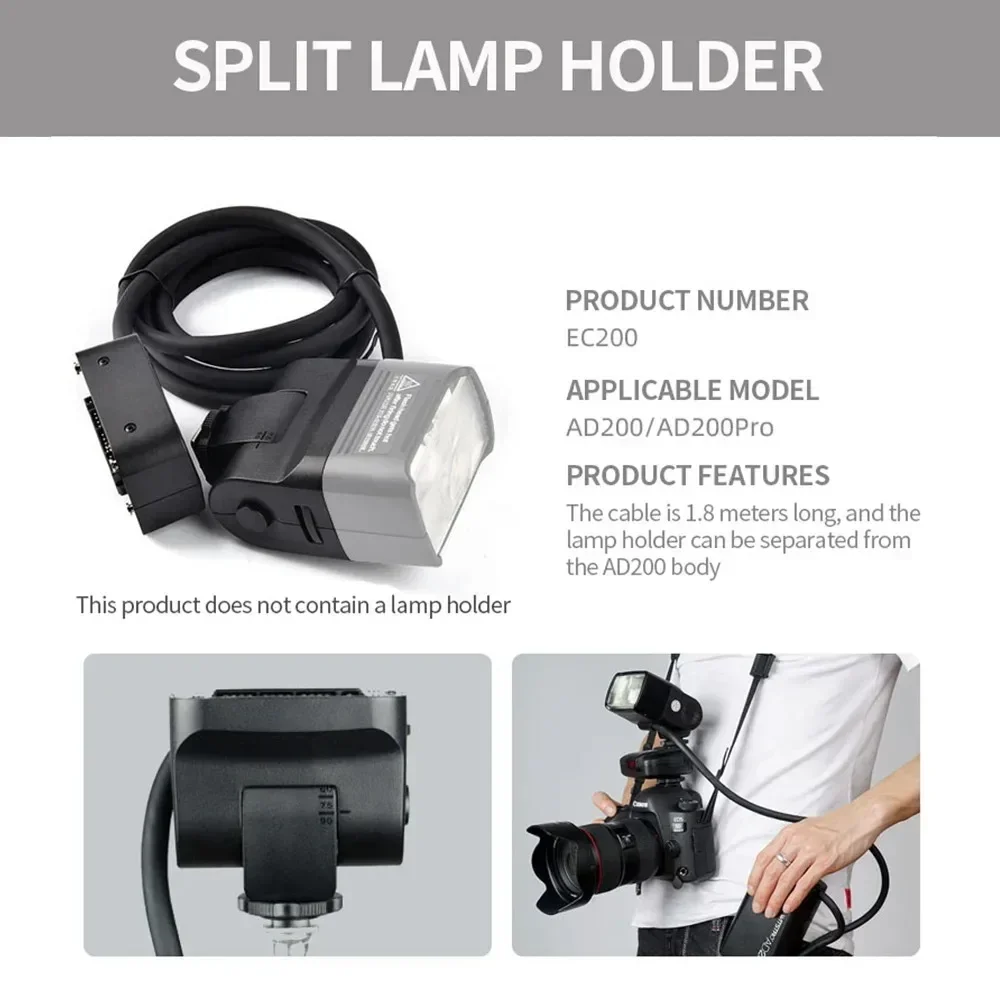 Godox S-R1 AK-R1 BD-07 H200R EC-200 AD-P AD-L adaptateur de lampe de poche Flash, porte de frappe, Scoot, réflecteur de filtre de couleur pour AD200 PRO