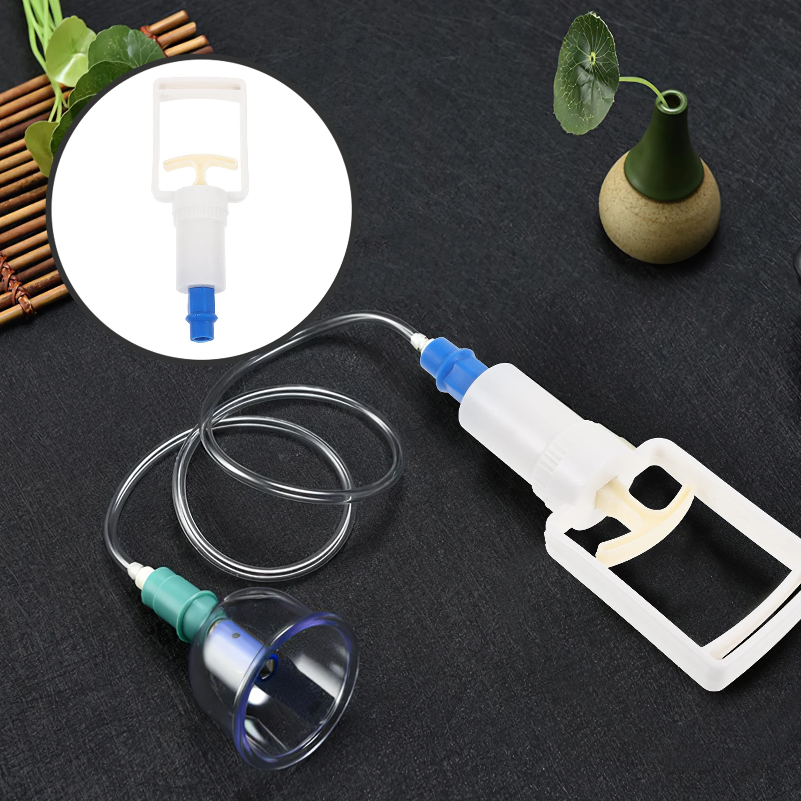 Vacuum Cupping Hand Pump Manual Suction Device for Body Therapy Acupressure Tool Universal Grip Air Pumping System