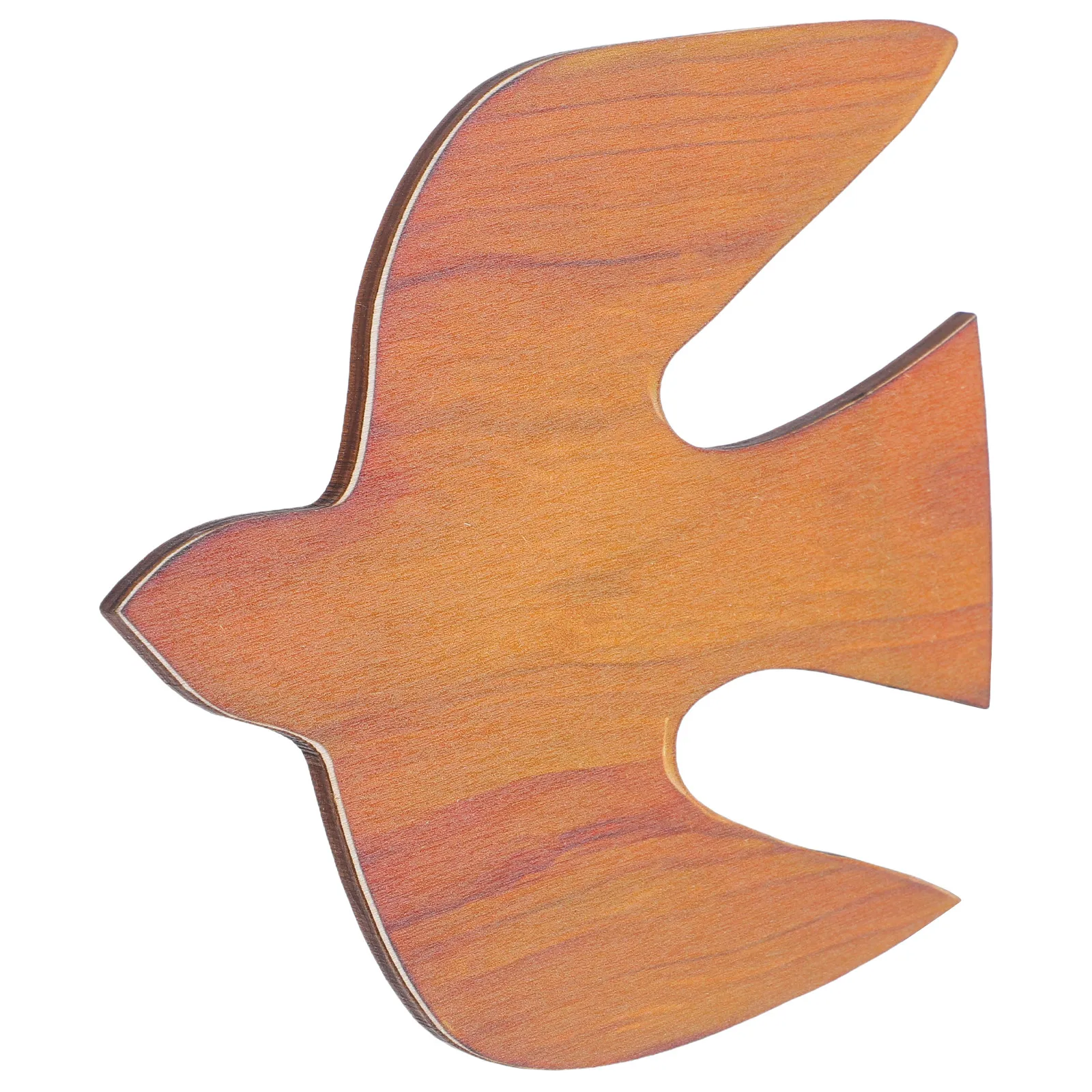 Wooden Flying Bird Swallow Wall Decor Rustic Sculpture Artistic Wall Hanging for Living Room Bedroom Dining Room