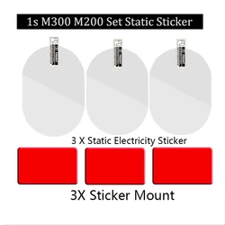 for 70mai 1s M300 Accessory Set Static Sticker Film and Static Stickers Suitable for 70mai M300 M200 film holder 3PCS