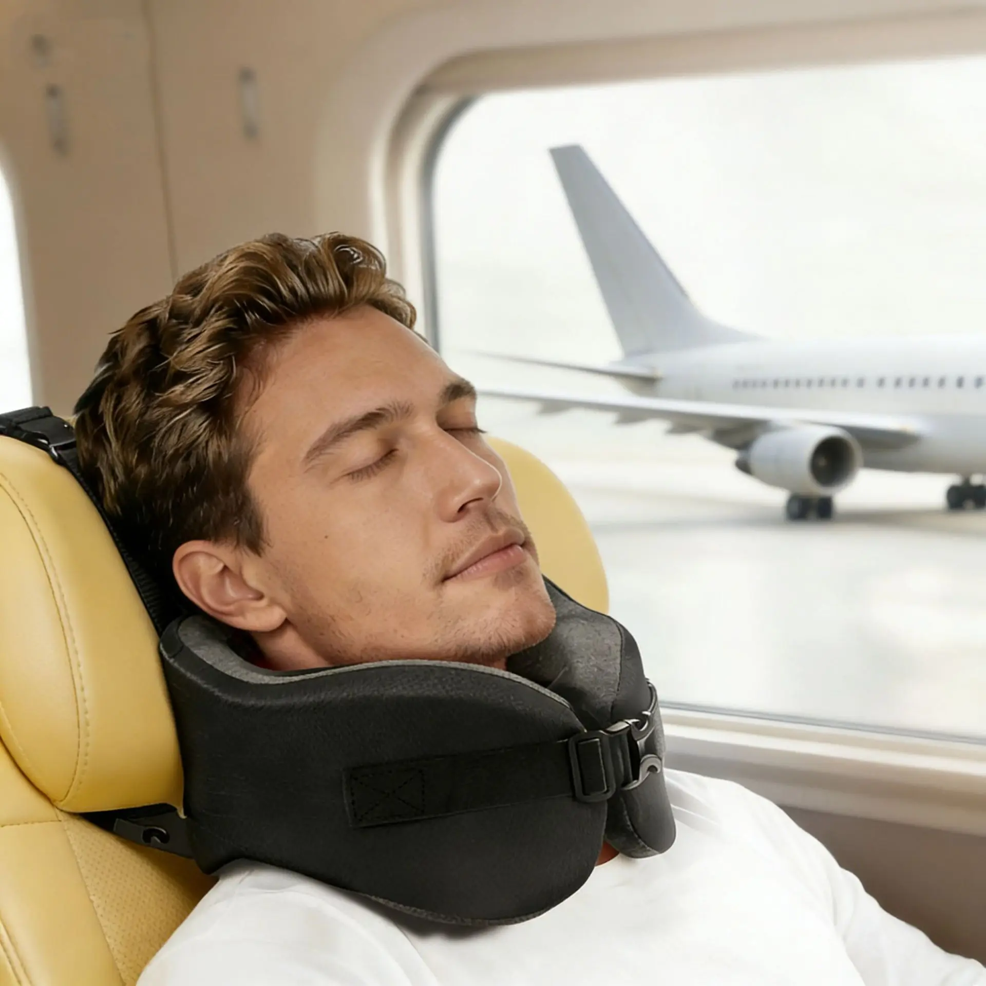 

Neck Pillow Travel Pillow Memory Foam Neck Pillow U-shaped Pillow For Airplane Car Office Nap Head Neck Support
