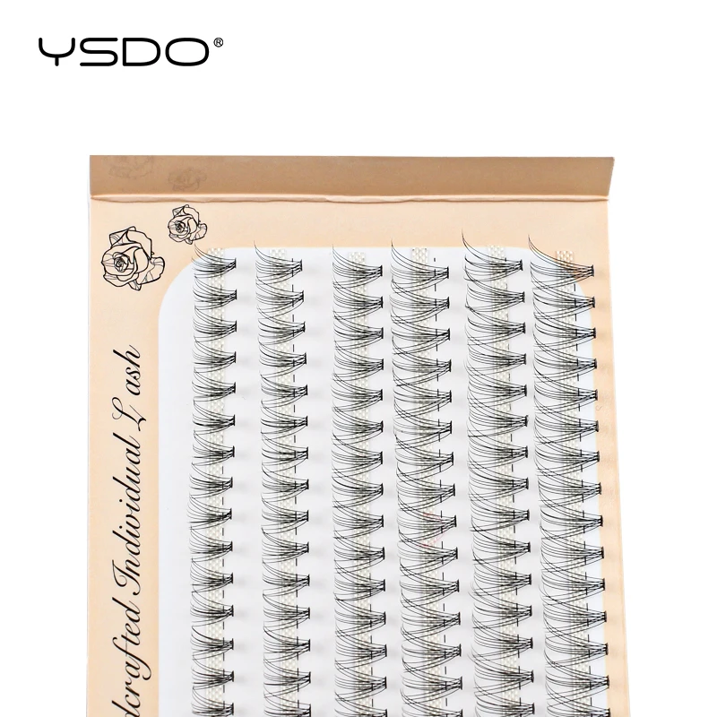 وصلات رموش فردية مع حجم الحزم ، أقلام رصاص روسية طبيعية ، رموش اصطناعية ، مجموعة 10 D ، مجموعة 20 D ، 6 صفوف #6