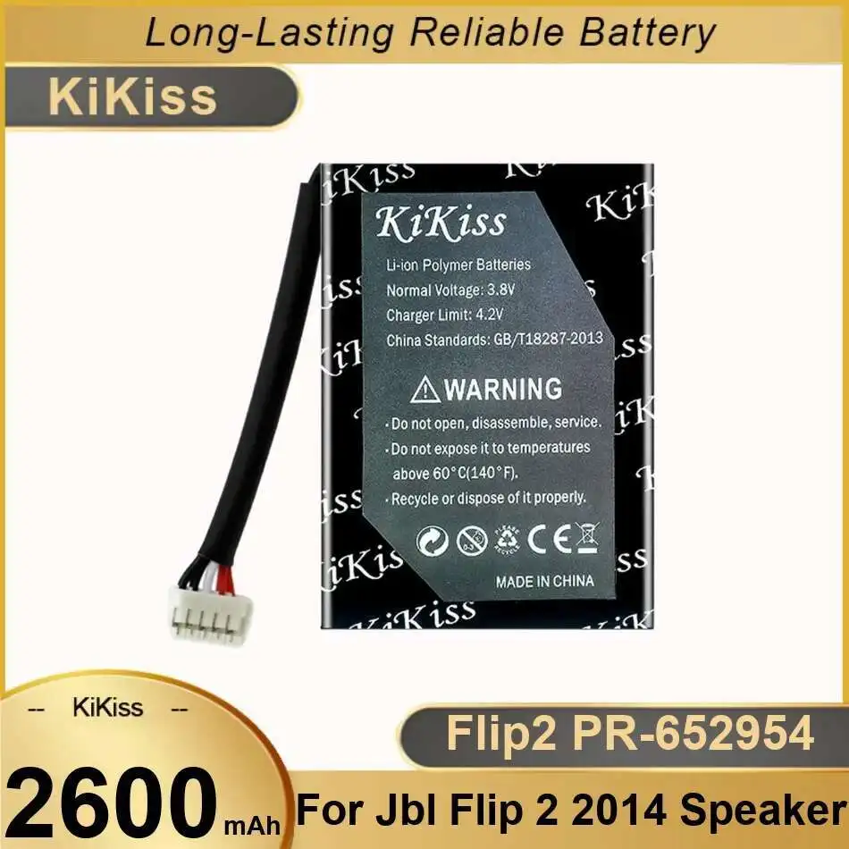 

Premium Replacement For Jbl Flip 2 Flip II 2014 Speaker Safe 2600mAh Flip2 PR-652954 Speaker Battery