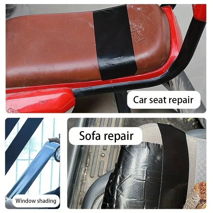 Black Cloth-based Adhesive Tape Is Used For Cushion Repair Leather Seat Sofa Leak Repair Leather Wear-resistant Repair Tape image 3