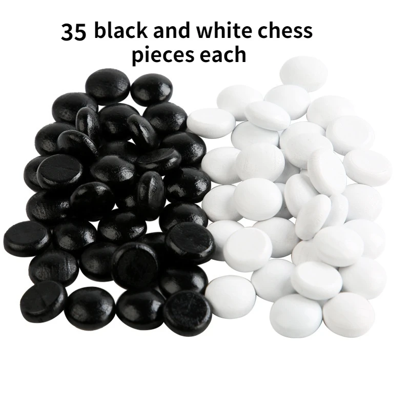 70Pcs/Set Multifunctional Game Pieces Products Black and White   Backgammon Chess