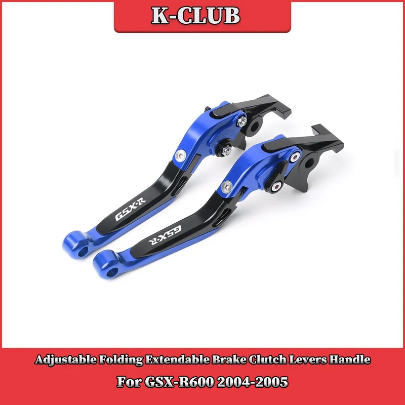 

Motorcycle Adjustable CNC Brake Clutch Levers Handle Handlebar Grips Ends For SUZUKI GSXR600 GSX-R600 2004-2005