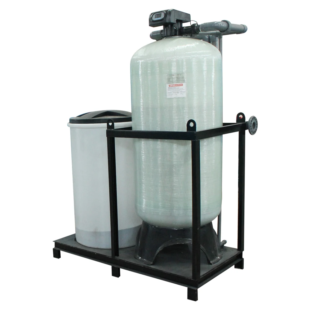 15 M3/hr Flow Control Water Softener Treatment With Automatic Cleaning