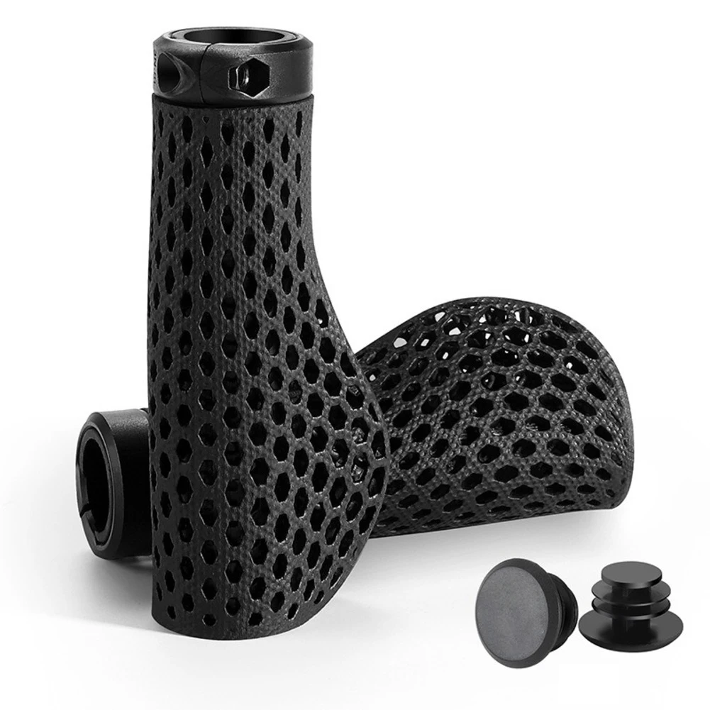 

3D Printed For honeycomb Bike Grips Lightweight at 97g/Pair Perfect for Mountain Biking with Shock Absorbing Features