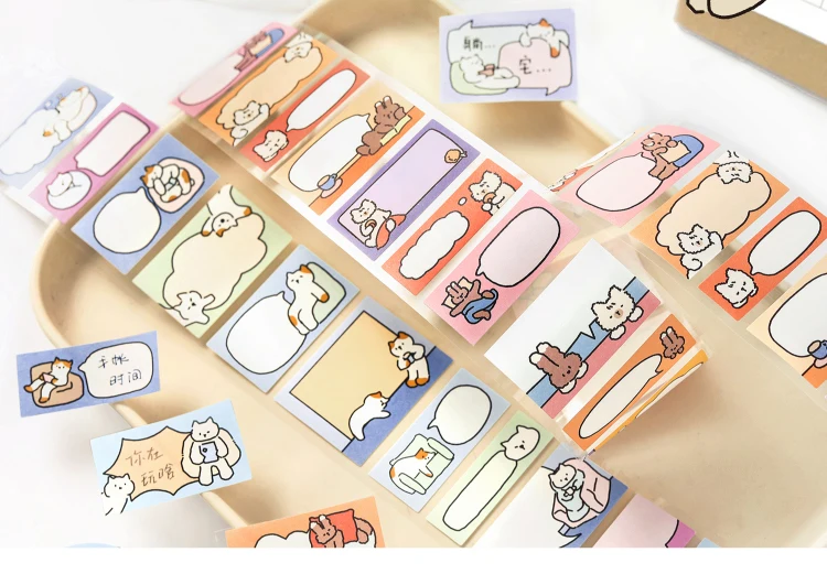 50mmx3m Niedliches Cartoon-Stanzmuster Washi-Tape Kawaii Dekoratives Klebeband Scrapbook-Aufkleber Handgemachtes Masking Tape für Schreibwaren – Detail 3