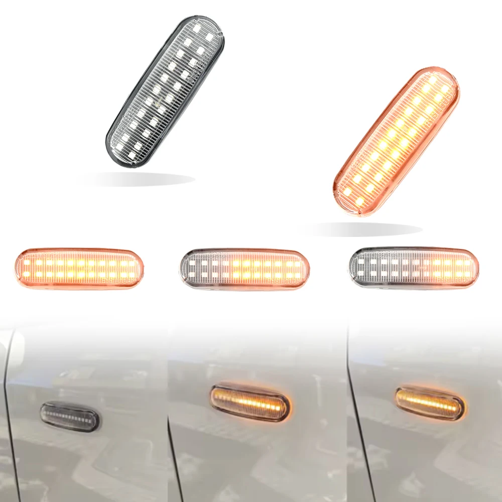 

Светодиодный указатель поворота, динамический габаритный фонарь на боковое крыло для Fiat Doblo Panda Idea Stilo Fiorino Multipla Punto Qubo Linea Musa