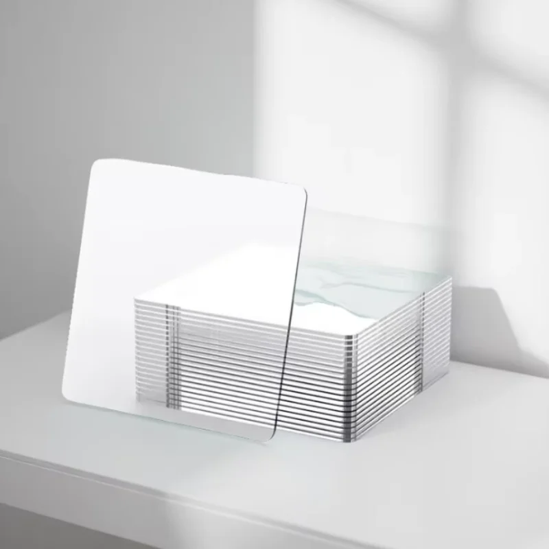 100Pcs Clear Double-Sided Sticky Mounting Tapes, Removable No-Drill Adhesive Pads, Heavy-Duty Transparent Tape for Plastic, Glass, Metal, Stone & Drywall, Ideal for Home & Office Projects