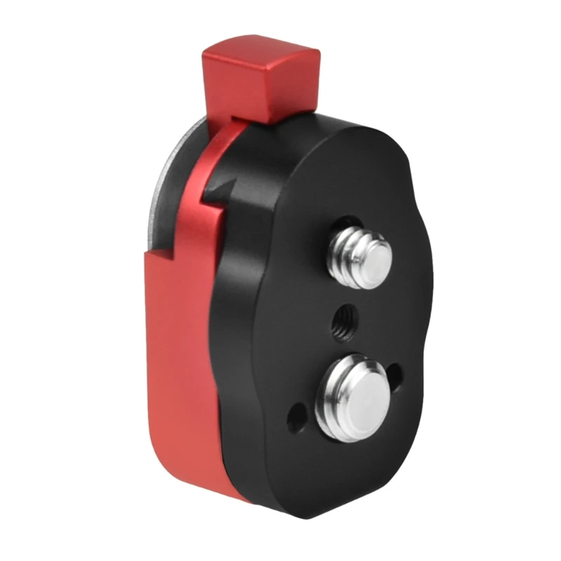 3/8Inch 1/4Inch Screw Positioning Pin LCD Monitor Quick Release Plate for Mini Live Monitor Arm LED Light Camera H8WD