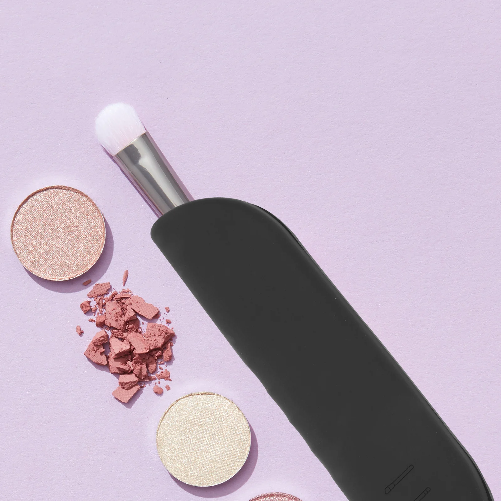 

Silicone Makeup Case Bag Portable Brush Organizer Travel Makeup Brush Holder Storing Brushes Clean Protected Desk Tidy