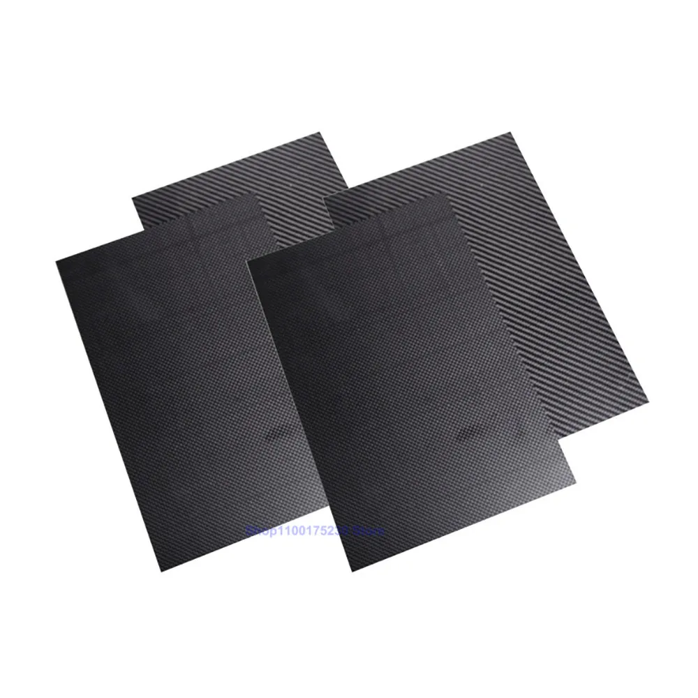 Carbon Fiber Sheet Carbon Fiber Plate Carbon Fiber Panel Board Thickness 0.2/0.5/1/1.5/2/3/4/5mm 100x100 100x180 200x300