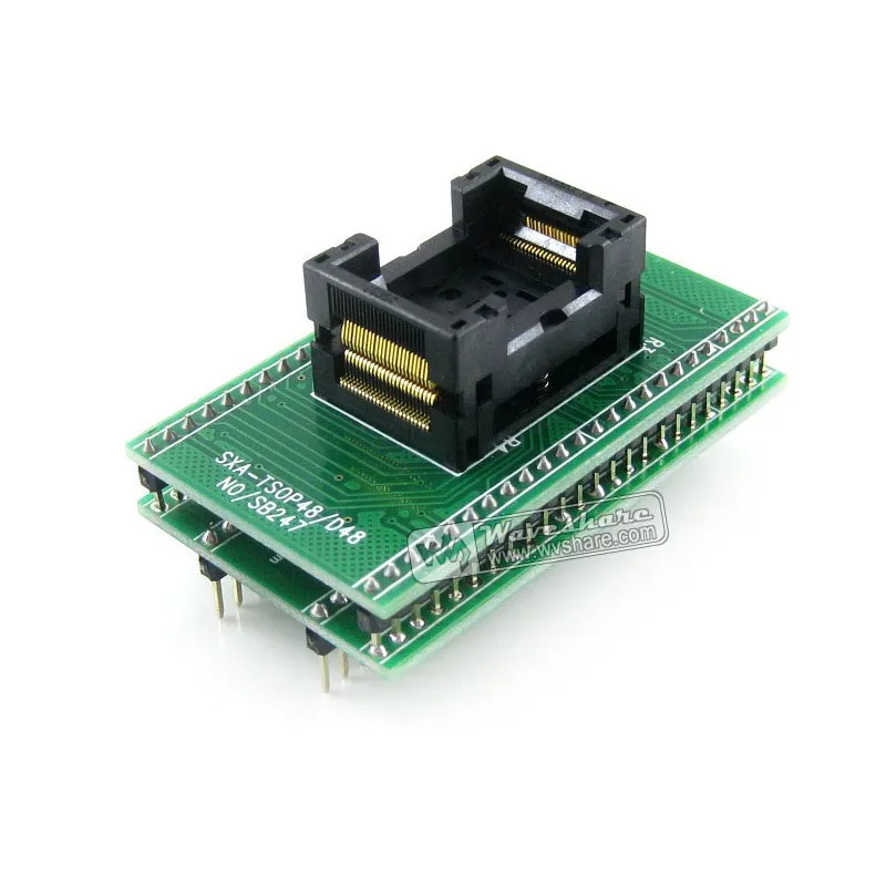 

Makerseek TSOP48 TO DIP48 (A) SKU 3054 Waveshare TSOP48 TO DIP48 A , Programmer Adapter,