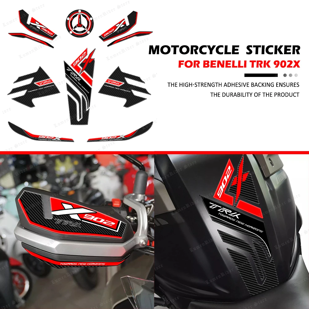 

For Benelli TRK 902X Motorcycle Accessories 3D Epoxy Resin Tank Pad Protection Sticker