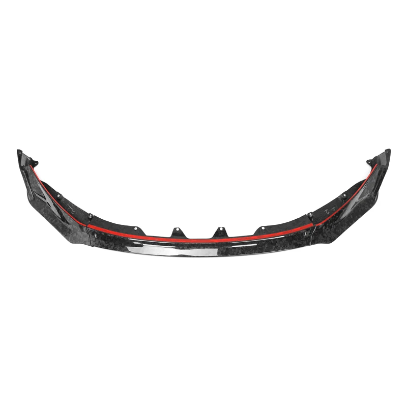 V Style Dry Forged Carbon fiber front Bumper Lip Winglet 2 PCS For BMW M3 G80 4-Door 2021+ G80 M3 Rear front Bumper Lip