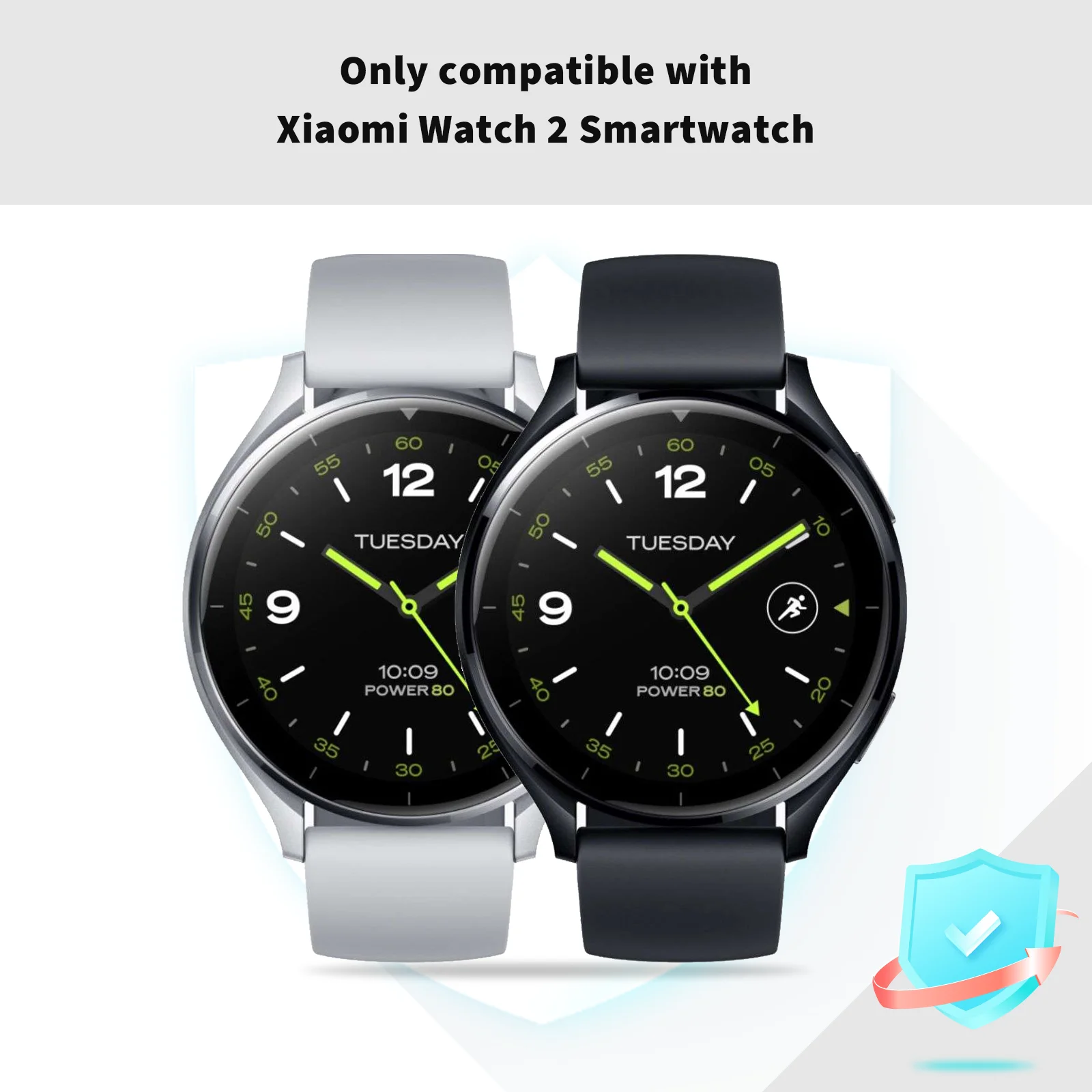 2pcs Bildschirms chutz Fall kompatibel mit Xiaomi Watch 2 Smartwatch, Allround-Abdeckung Displays chutz folien vorgesehen.