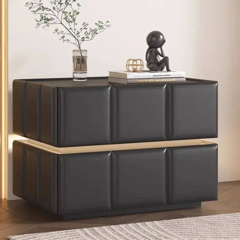 

Living Room Wooden Nightstands Modern Light Storage Space Saving Nightstands Luxury Nordic Mesita De Noche Dormitorio Furniture