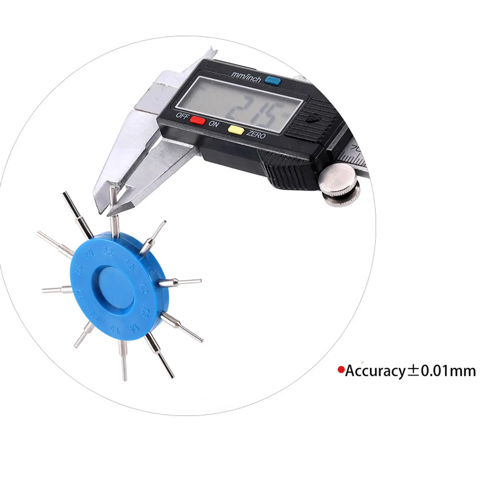 Accurate Glasses Hole Measure Gauge 0.01mm Professional Eyewear Measuring Tool for Designer Luxury Glasses