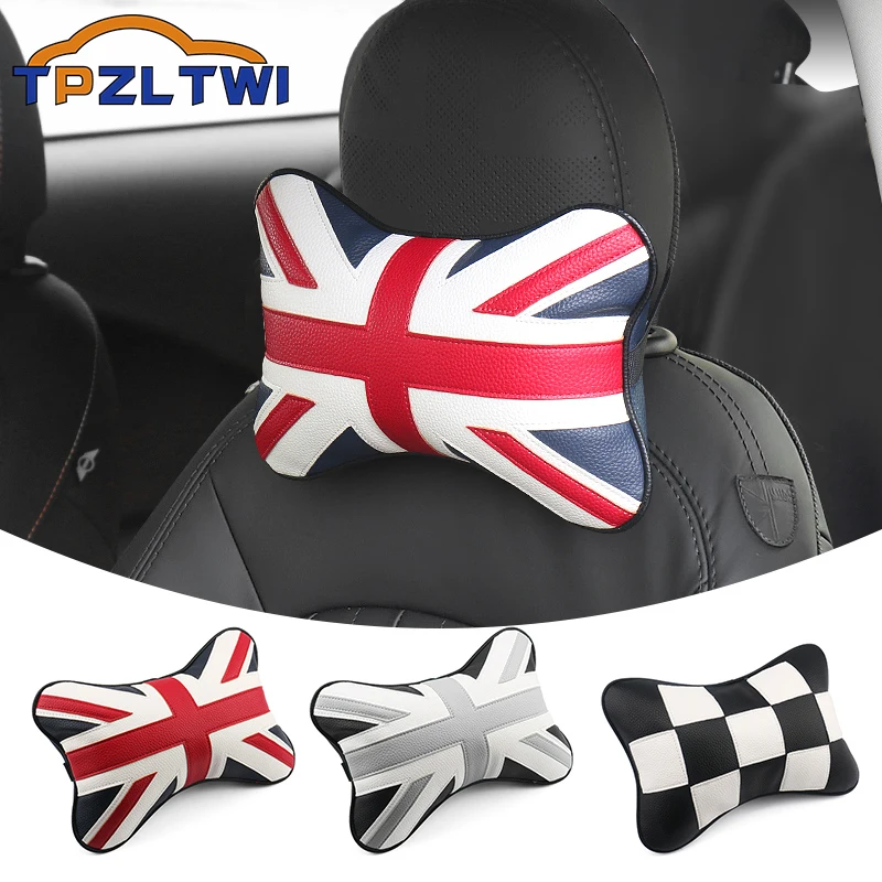 Car Styling Seat Neck Pillow for Mini Cooper S R56 R50 F56 R53 F55 JCW R60 R55 R52 R57 R58 R59 Clubman Car Headrest Neck Pillow